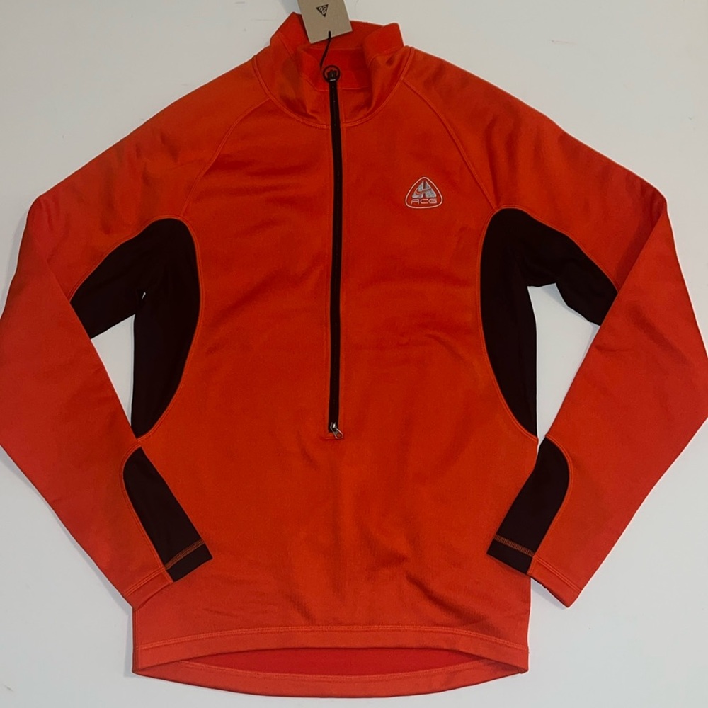 S Nike ACG Oregon Series   3/4 Zip Huge back pocket sweat shirt Mens  NWT $165